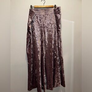 A New Day Crushed Velvet Wide Leg Pants